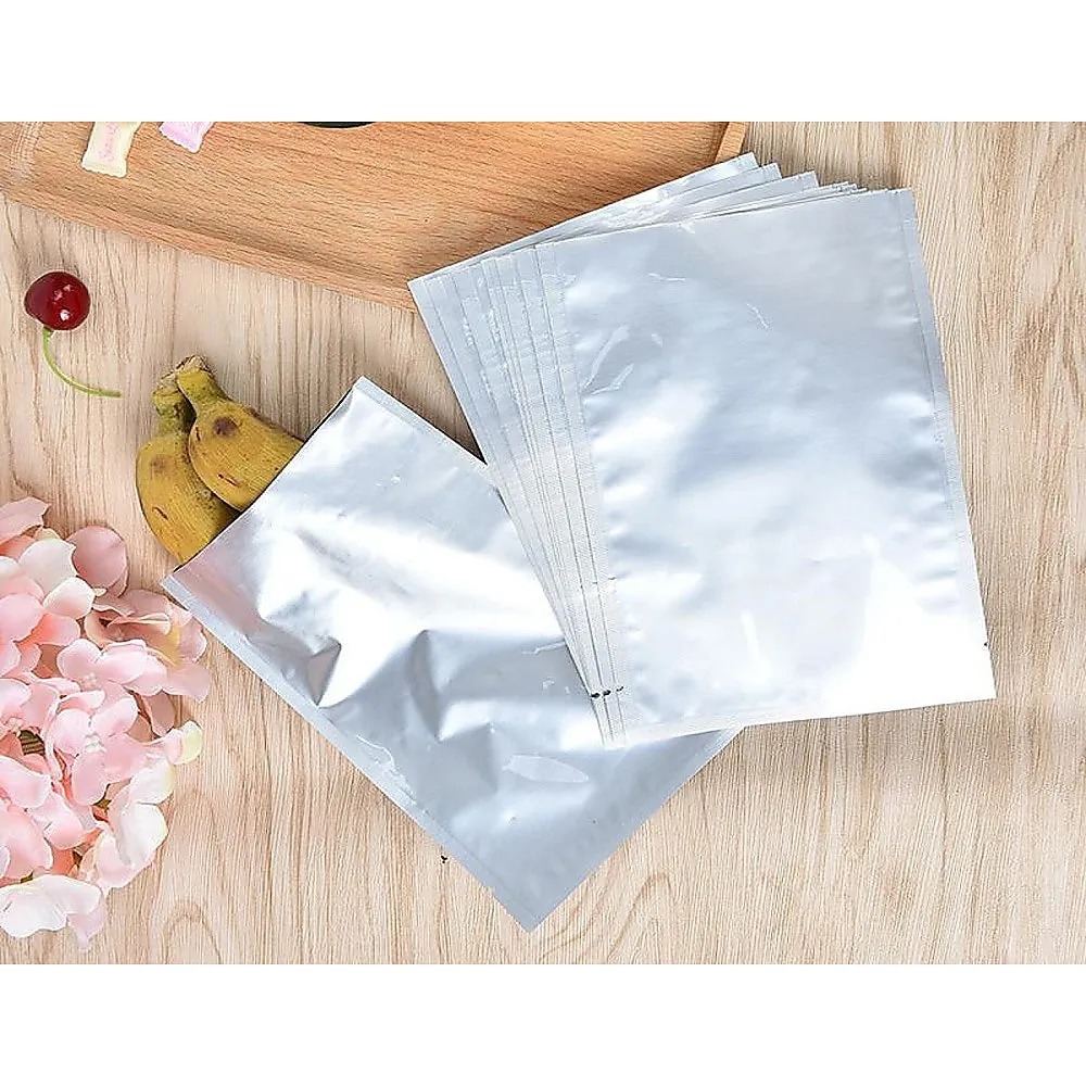 100x Mylar Food Vacuum Bags, Heat Seal, Freezer Safe, 30x40cm