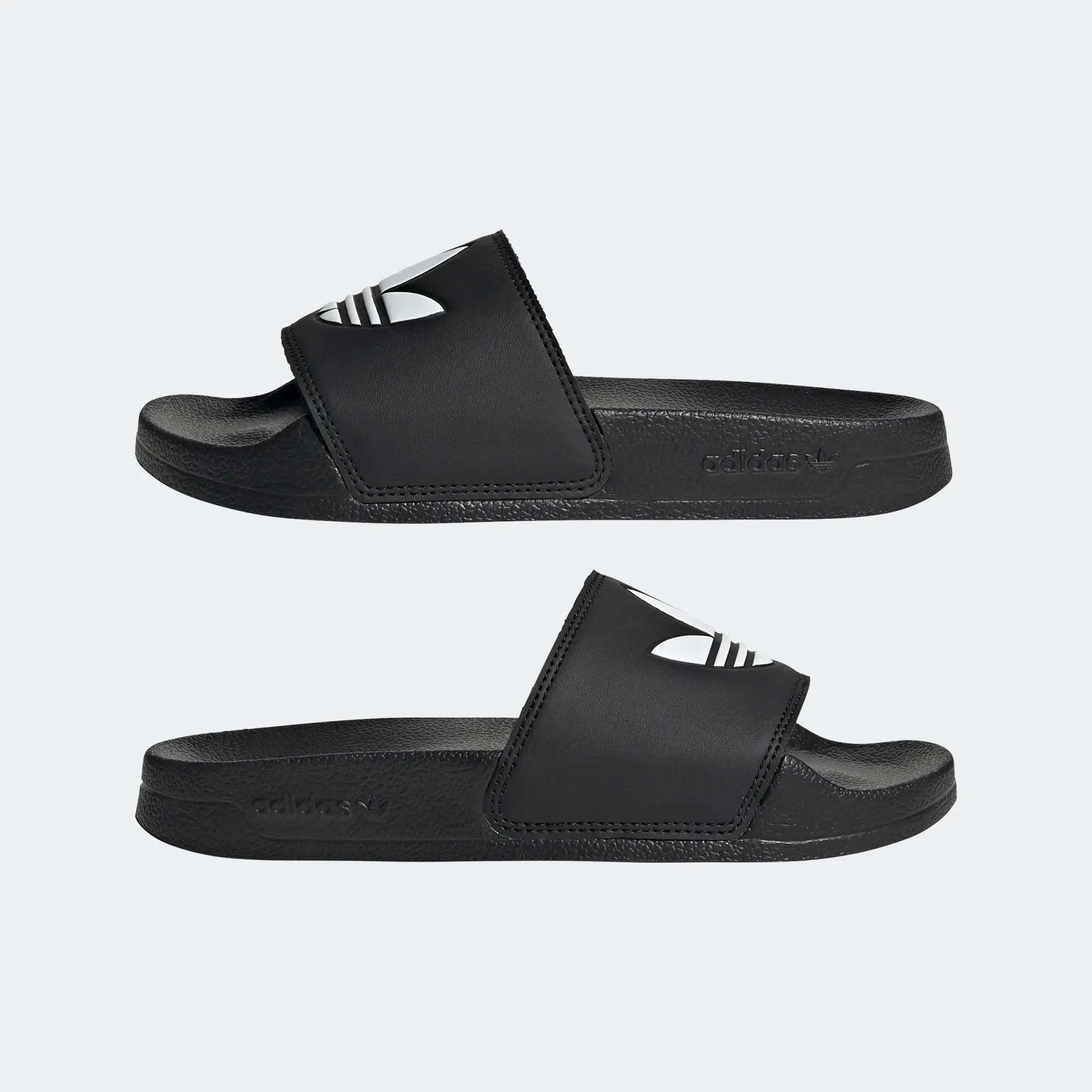 Adidas Kid's Adilette Lite Slides - Core Black / Cloud White