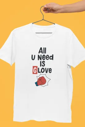 All you need is (G)Love White Dry-Fit T-Shirt