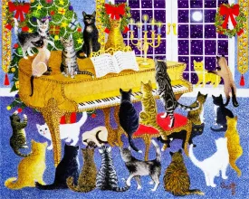 Christmas Chorus (473 Piece Wooden Jigsaw Puzzle)