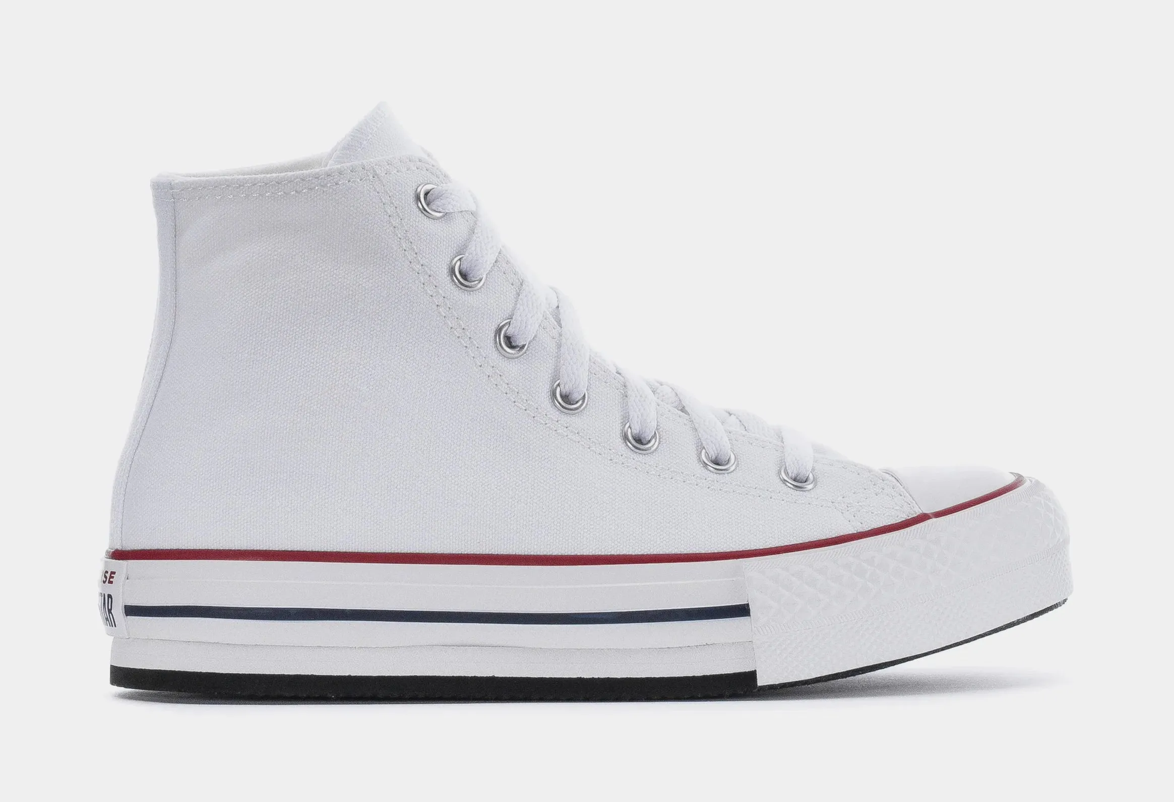 Chuck Taylor All Star Lift Platform Preschool Lifestyle Shoes (White)