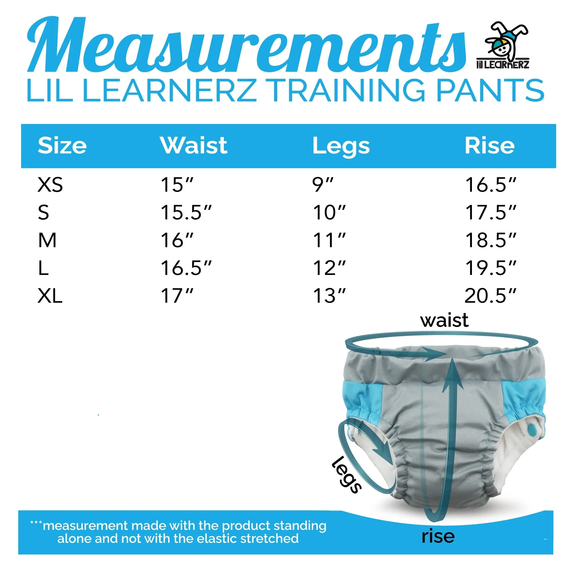 CLEARANCE - Lil Learnerz Training Pants (2pk) - X-Small