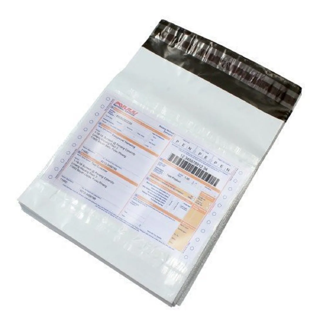 Courier Bags/Envelopes/Pouches/Cover 20x18 inches  2inch Flap  Pack of 100 Tamper Proof Plastic Polybags for Shipping/Packing (With POD)