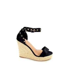 Dona Studded Wedge Sandal