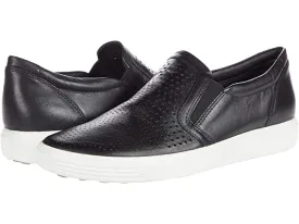 Ecco Soft 7 470233 Perforated Slip On Sneaker