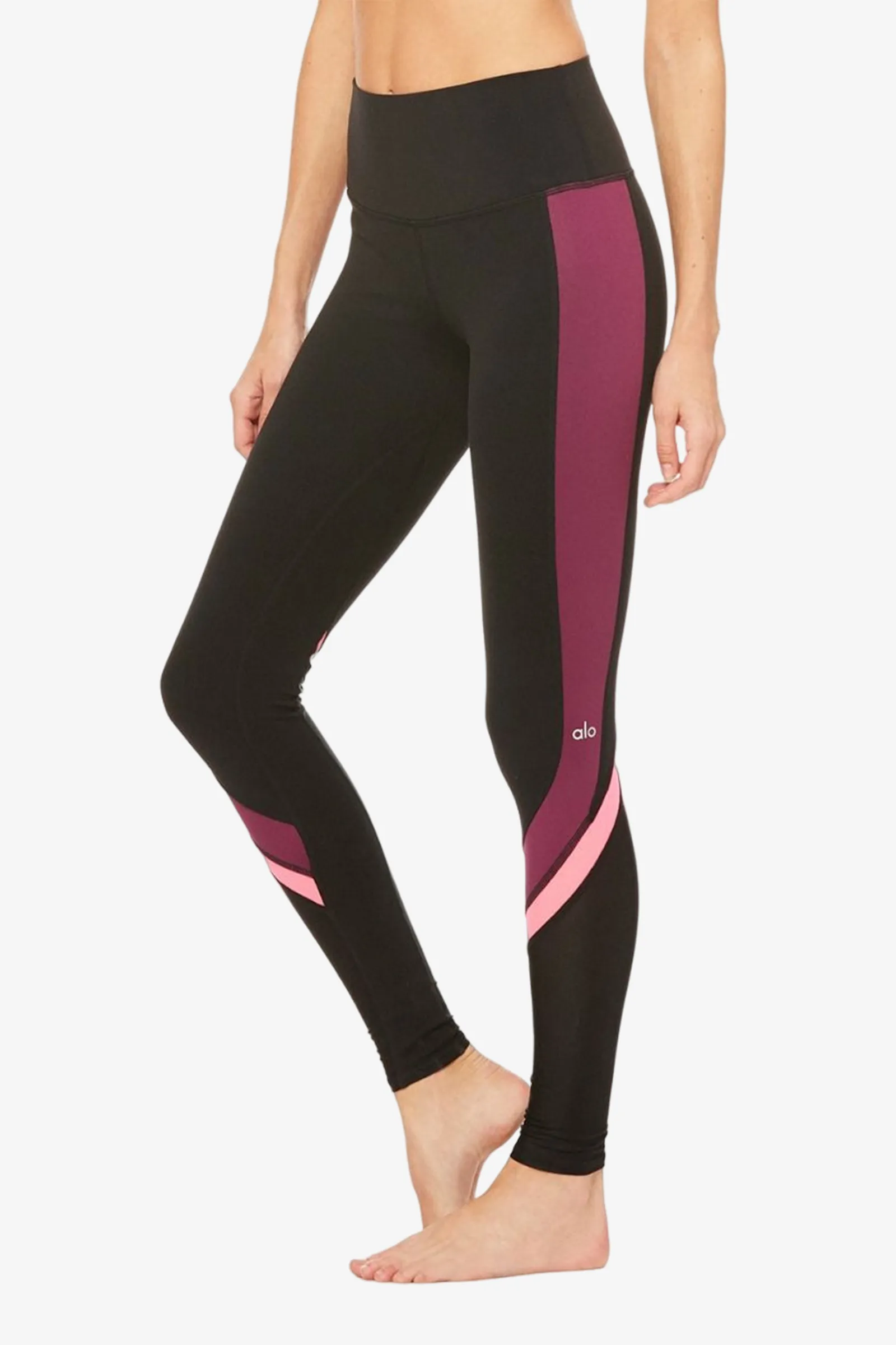 Elevate Legging - Black/Juneberry Gls/H Pnk/Blk