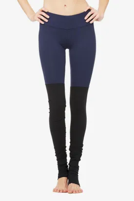 Goddess Legging - Rich Navy/Black