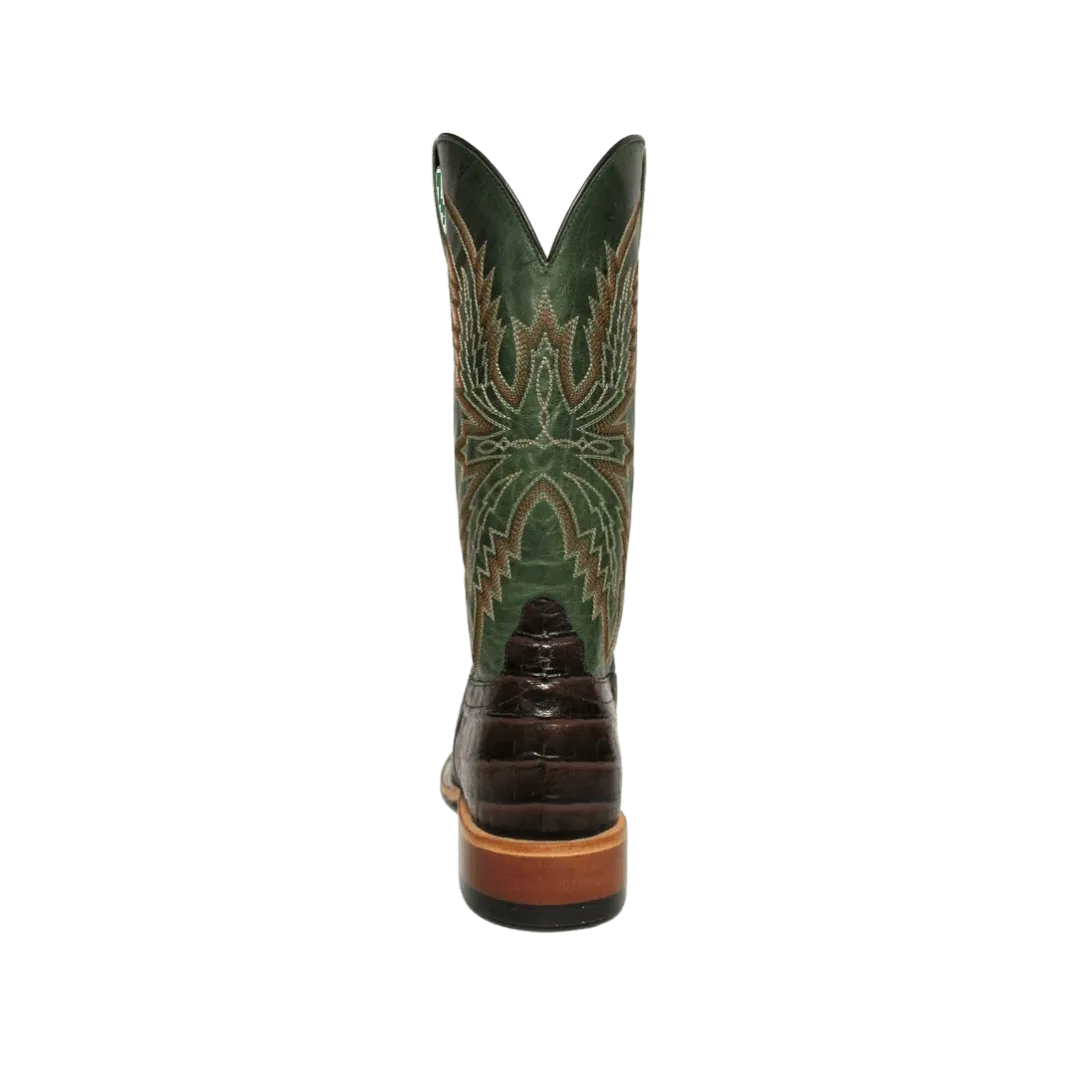 Horse Power Men's Emerald Caiman Print Boots