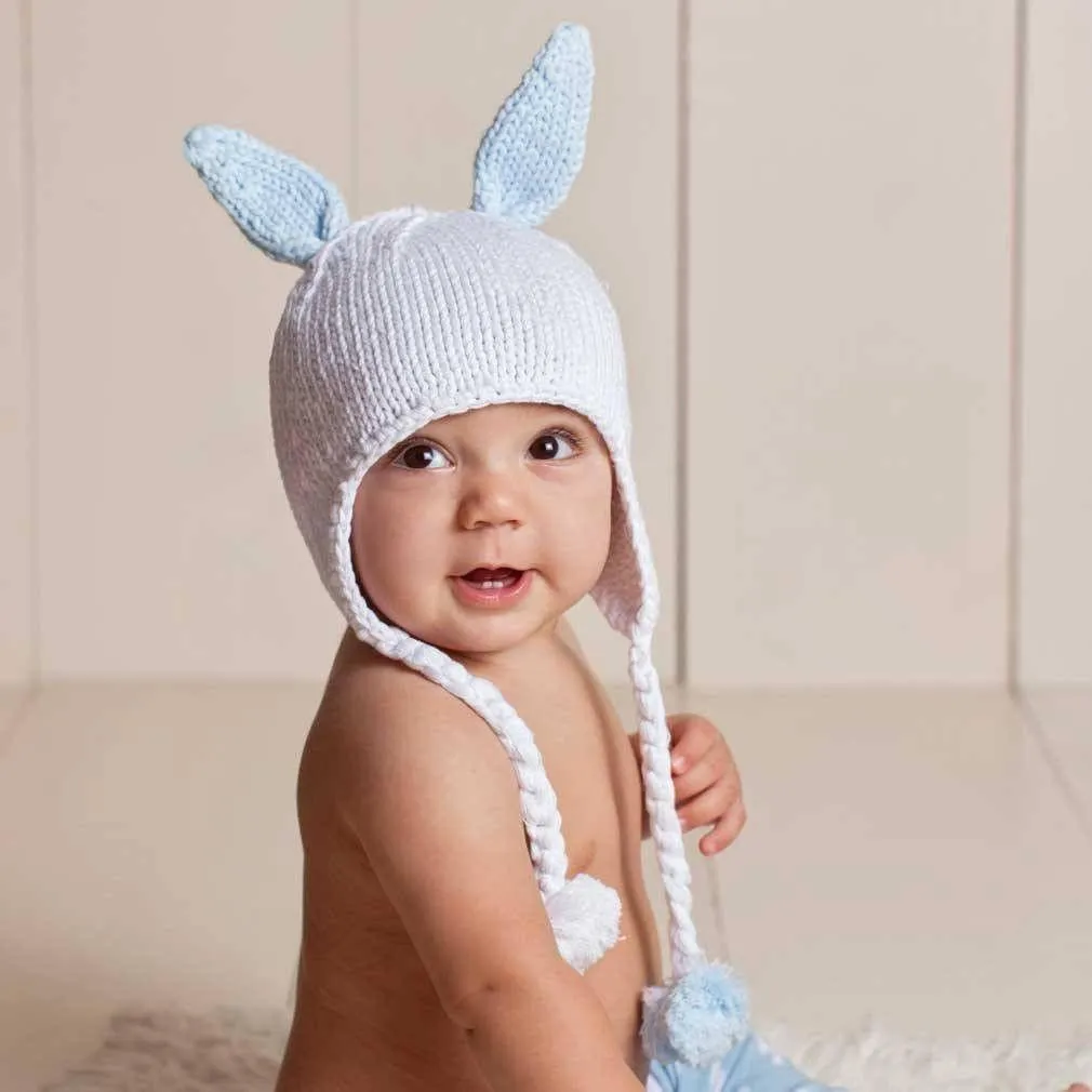 Hugbunny Blue Beanie Hat for Babies, Toddlers & Kids