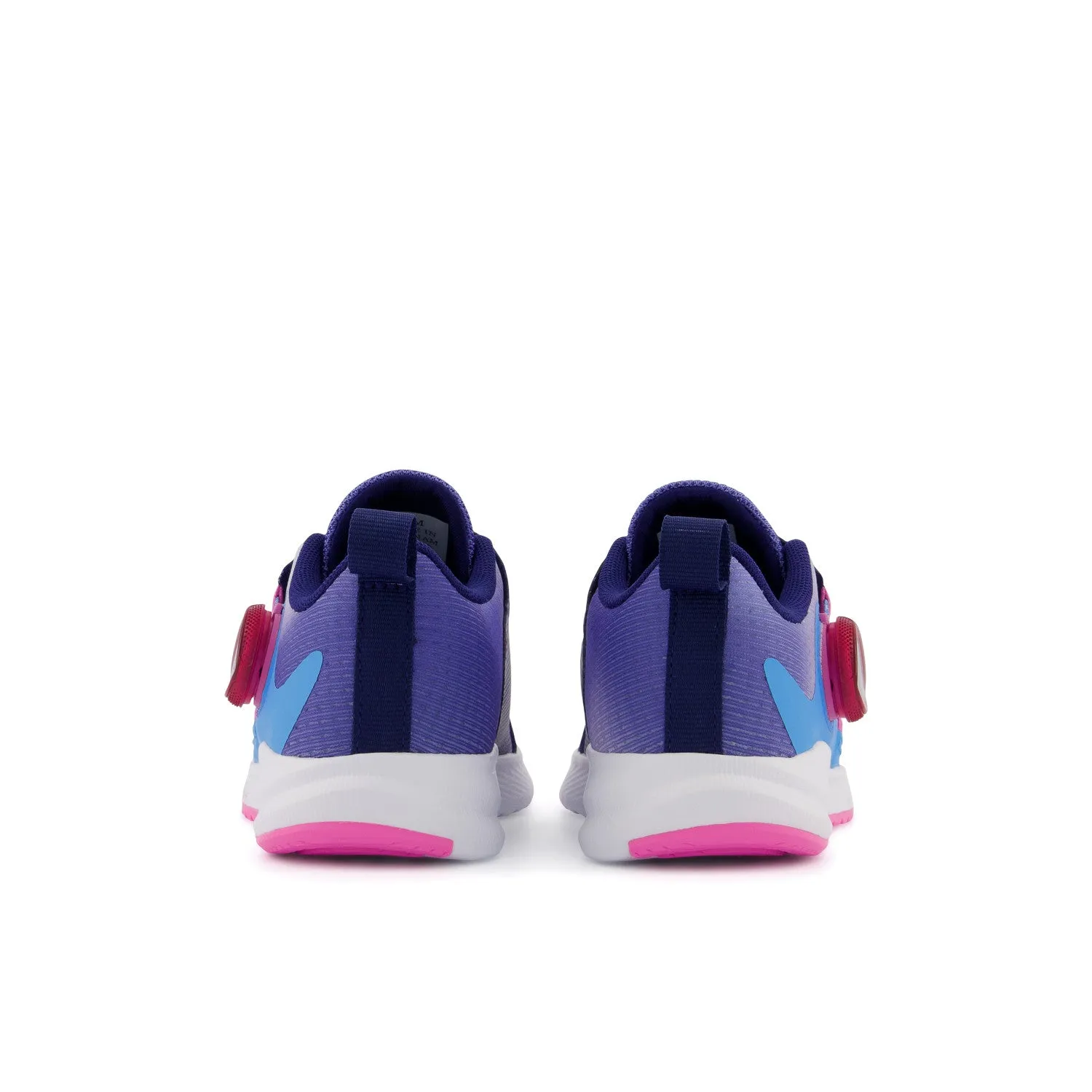 Little Kid's New Balance FuelCore Reveal v3 BOA Color: Vibrant Violet with Aura & Bubblegum