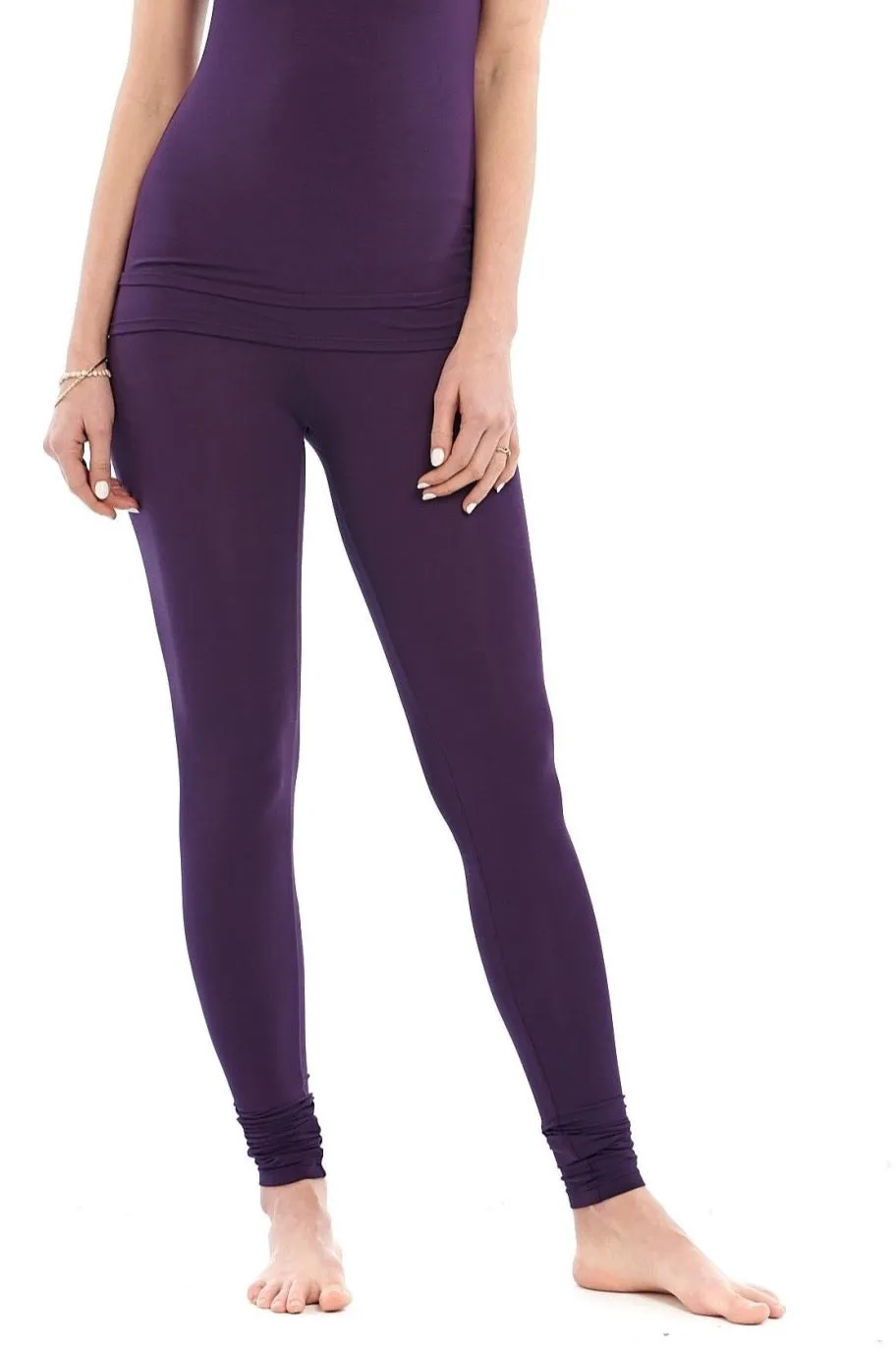 LONG LEGGINGS DEEP PURPLE