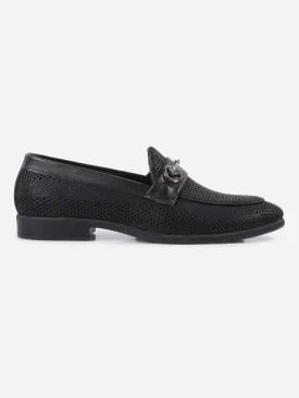 Men's Black 3D Finish Fashion Slip On (IX1085)