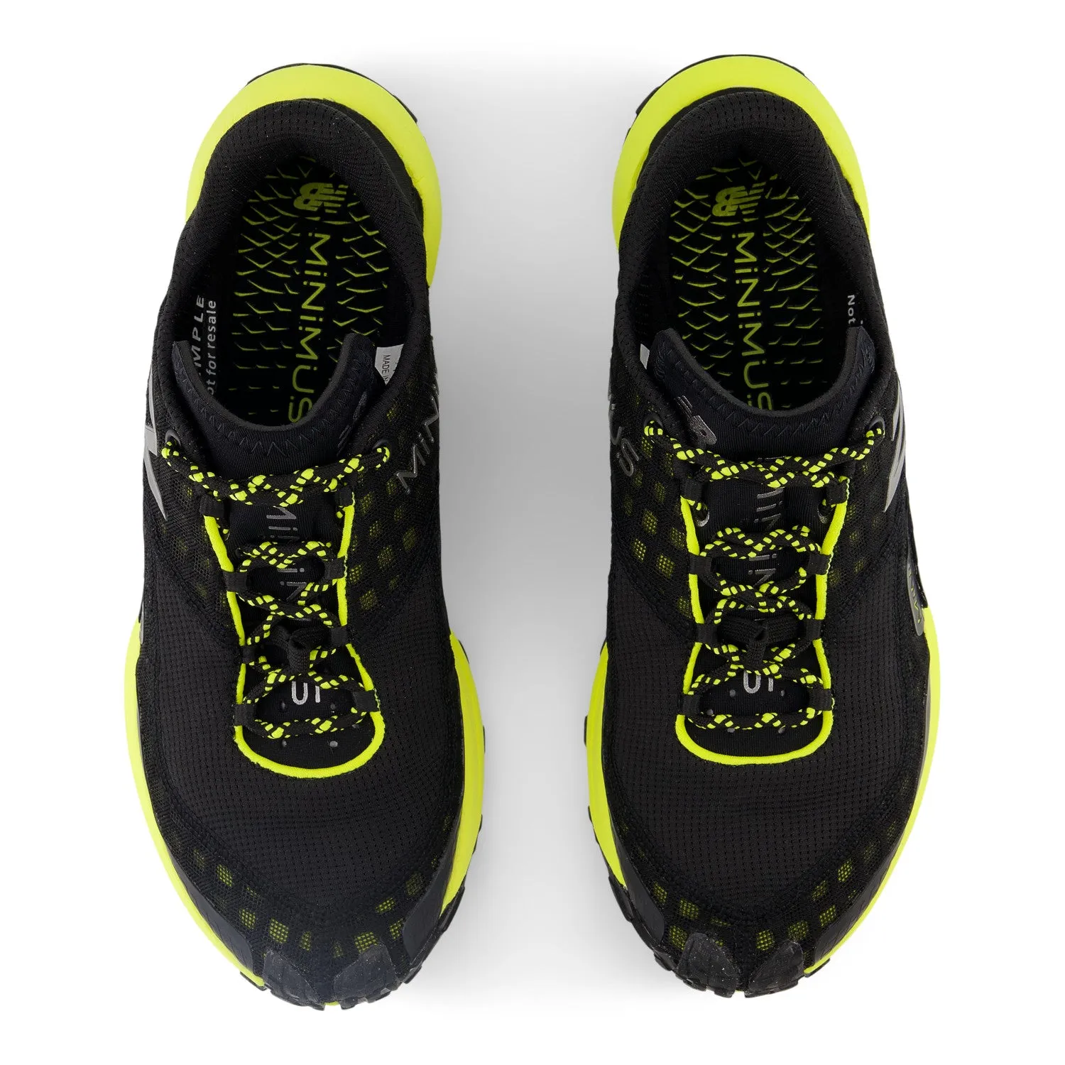 Men's New Balance Minimus Trail Color: Black/Firefly