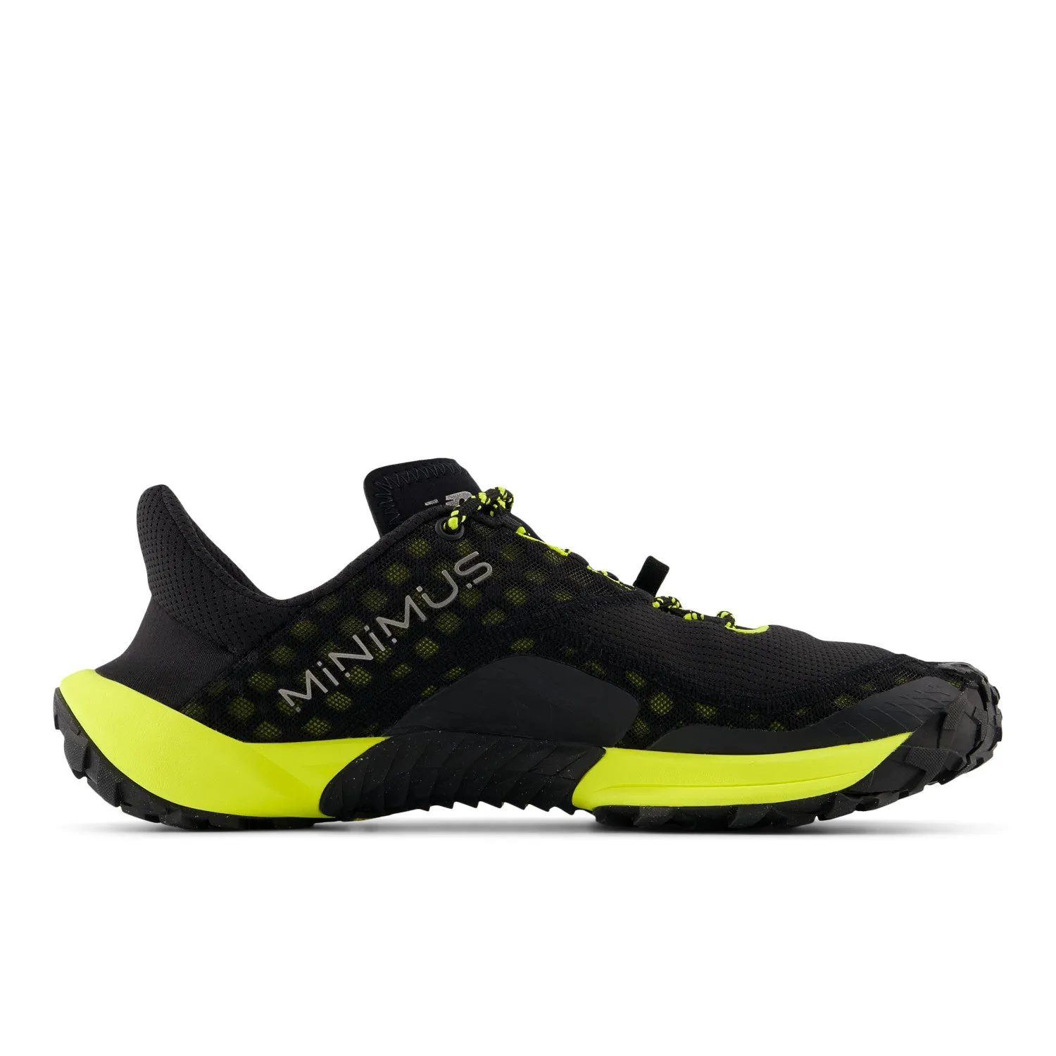 Men's New Balance Minimus Trail Color: Black/Firefly