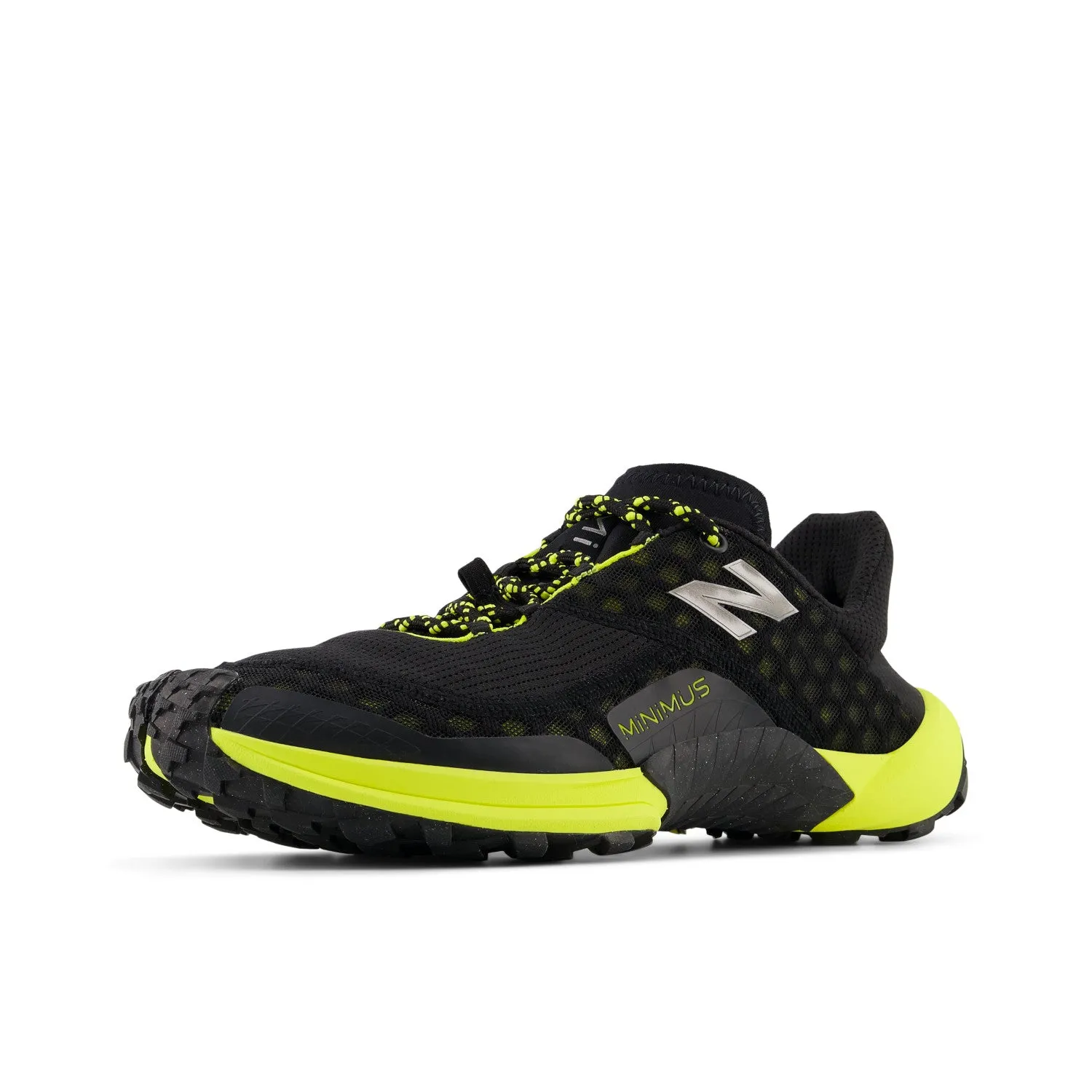 Men's New Balance Minimus Trail Color: Black/Firefly