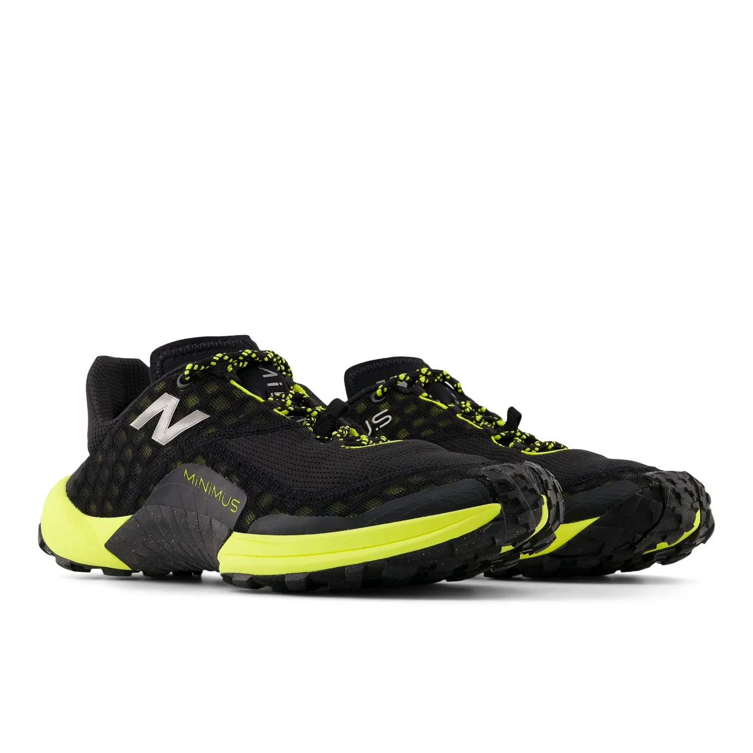 Men's New Balance Minimus Trail Color: Black/Firefly