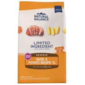 Natural Balance Limited Ingredient Reserve Grain Free Duck & Potato Small Breed Recipe Dry Dog Food