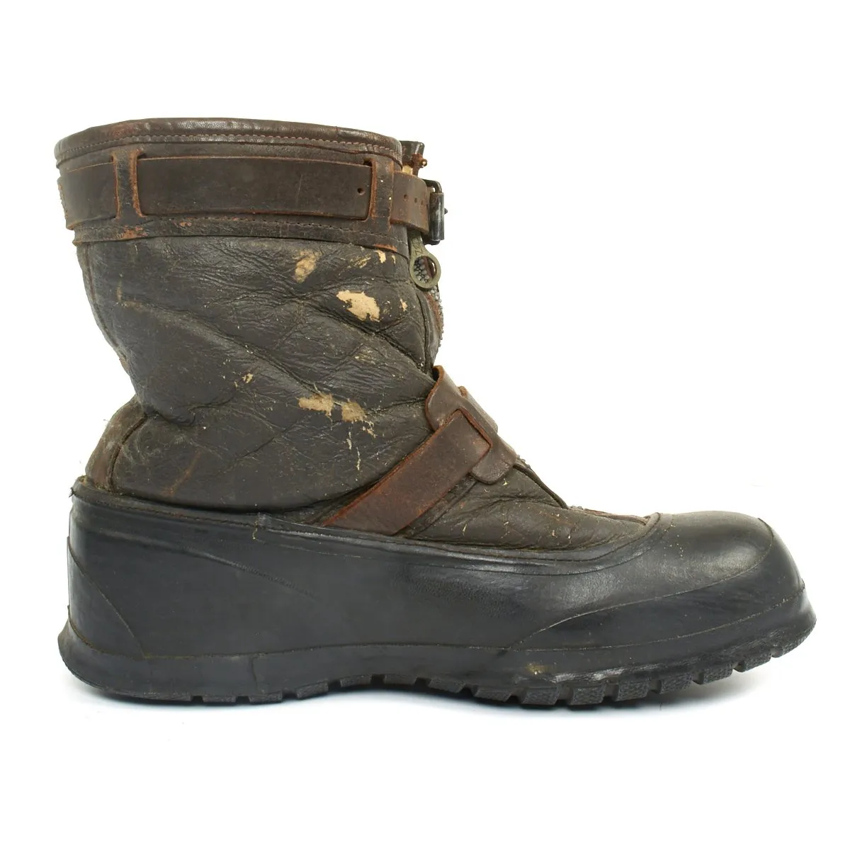 Original U.S. WWII Army Air Force Type A-6A Pilot Winter Flying Boots