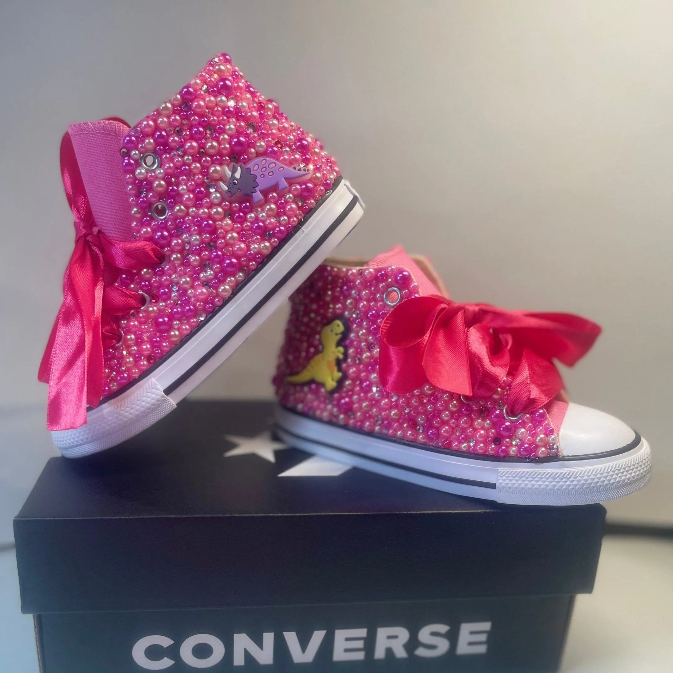 Pink Dinosaur Shoes