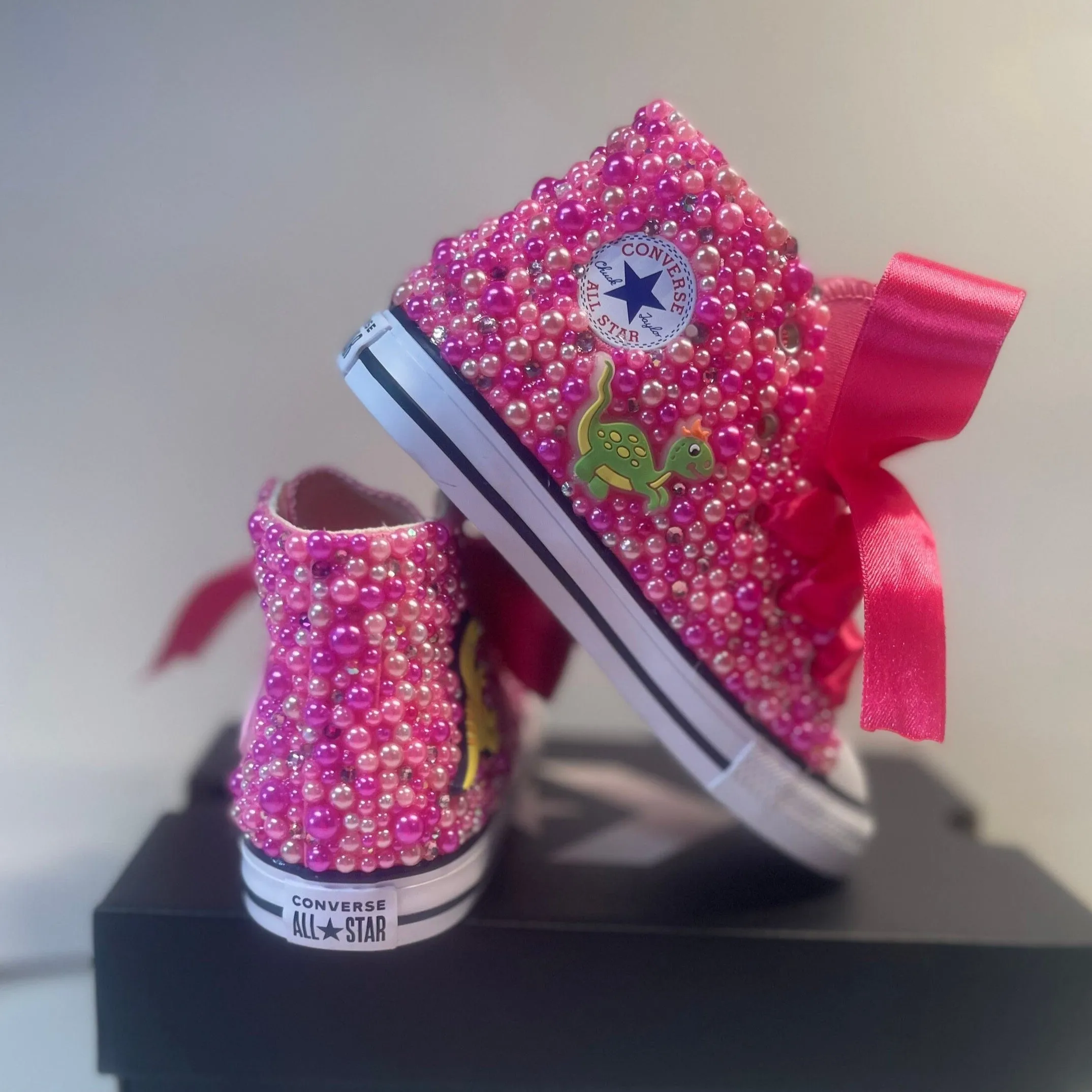 Pink Dinosaur Shoes