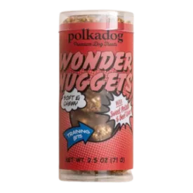 Polka Dog Mini Tube Wonder Nuggets Sweet Potato & Beef Soft & Chewy Dog Treats 2.5oz