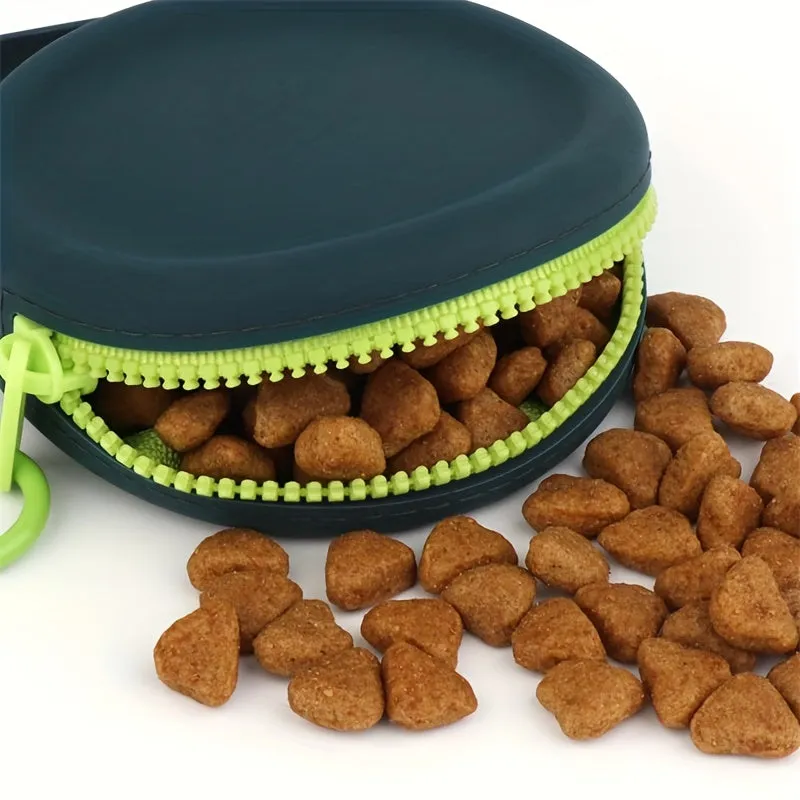 Portable Dog Treat Training Pouch with Lanyard  Perfect for Outdoor Walks