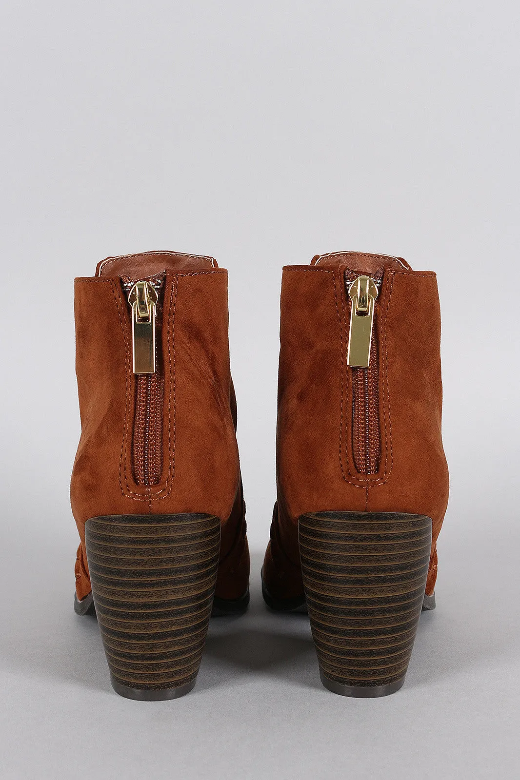 Qupid Western Flair Bootie