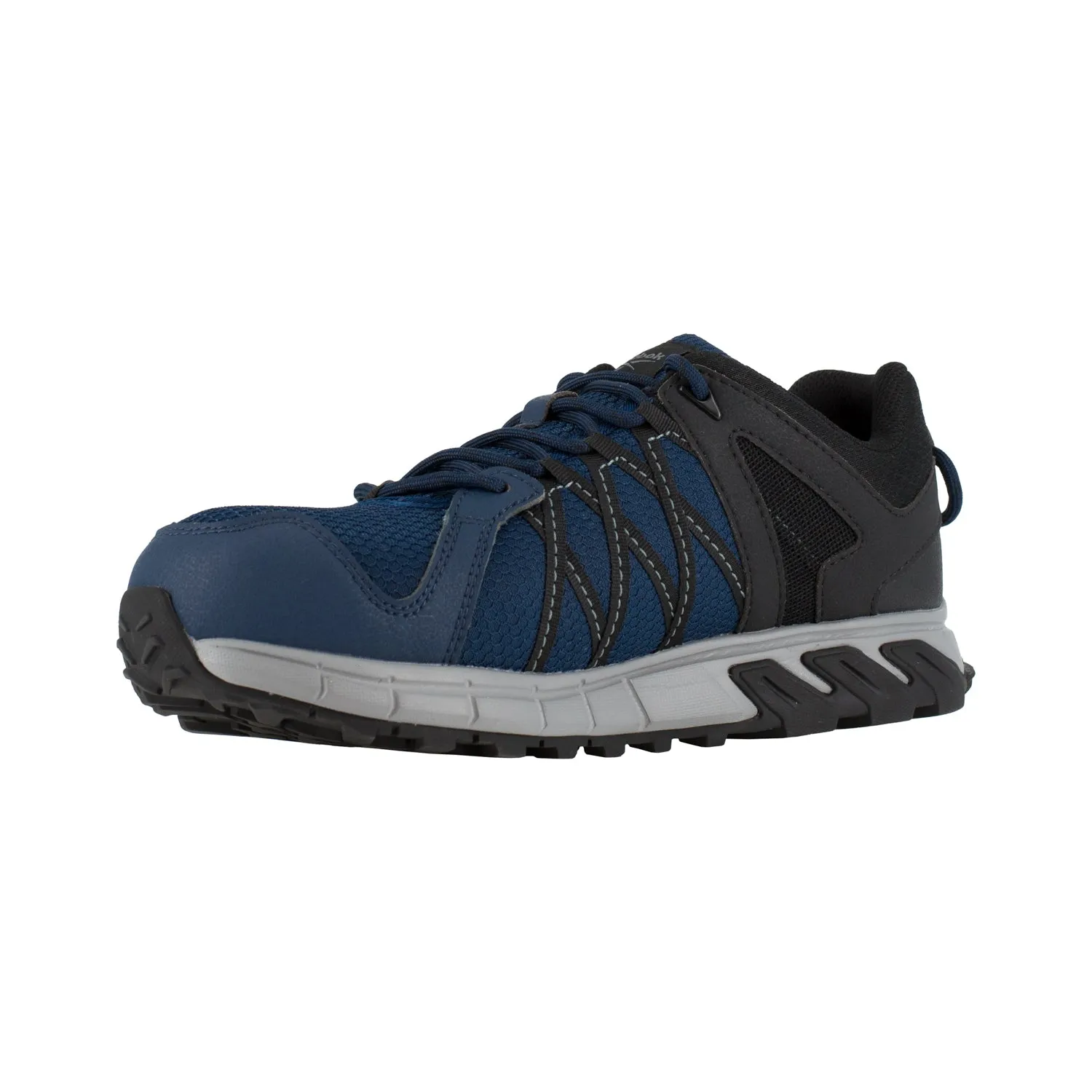 Reebok Mens Navy/Black Textile Work Shoes Trailgrip Athletic CT