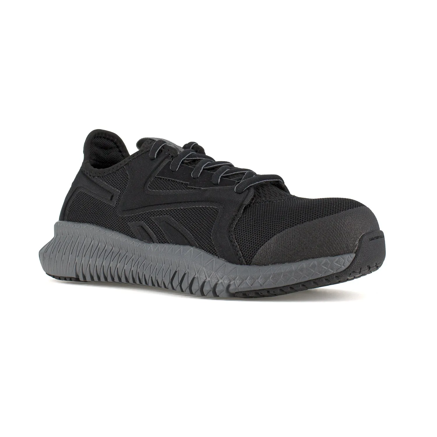 Reebok Womens Black/Grey Nylon Work Shoes Flexagon 3.0 CT