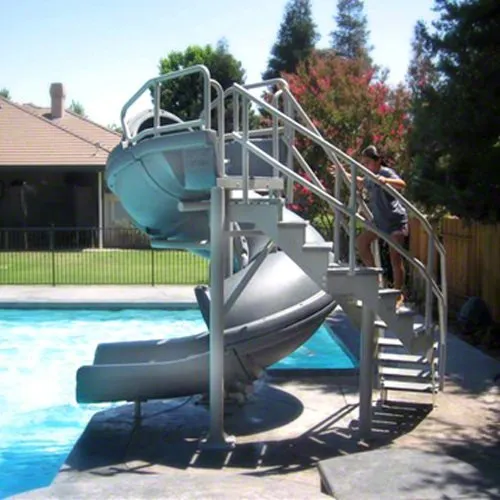 SR Smith Vortex Slide Closed Flume & Ladder - Blue