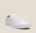 Taos Plim Soul Lux Leather Sneaker in White, Merlot, Black, Carmel & Steel