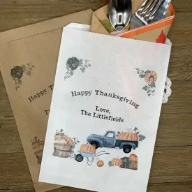 Thanksgiving Favor Bags