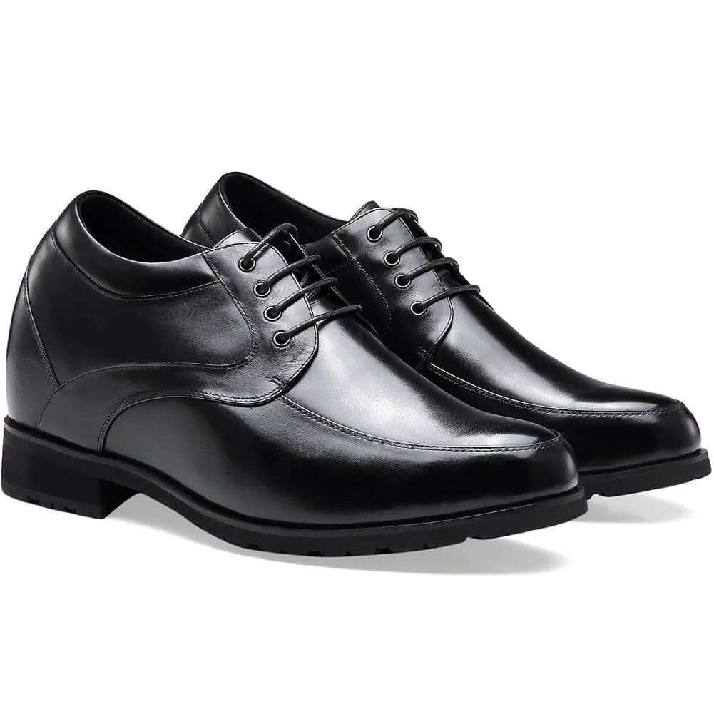 This item only ships to the United States - 12 CM / 4.72 Inches Taller - CMR CHAMARIPA Elevator Dress Shoes For Men Heel Lift Shoes