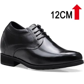 This item only ships to the United States - 12 CM / 4.72 Inches Taller - CMR CHAMARIPA Elevator Dress Shoes For Men Heel Lift Shoes