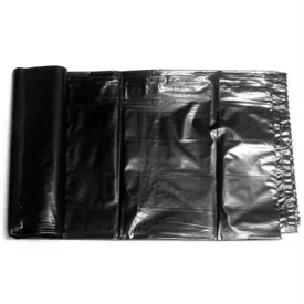 Trinity Black Low Density Poly Can Liners(24 x 23, Black)