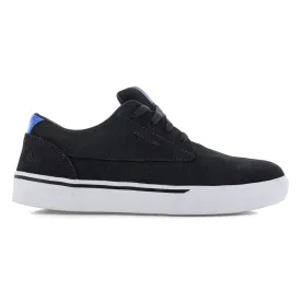 Volcom Mens True Black Leather CT Skate-Inspired Work Shoes