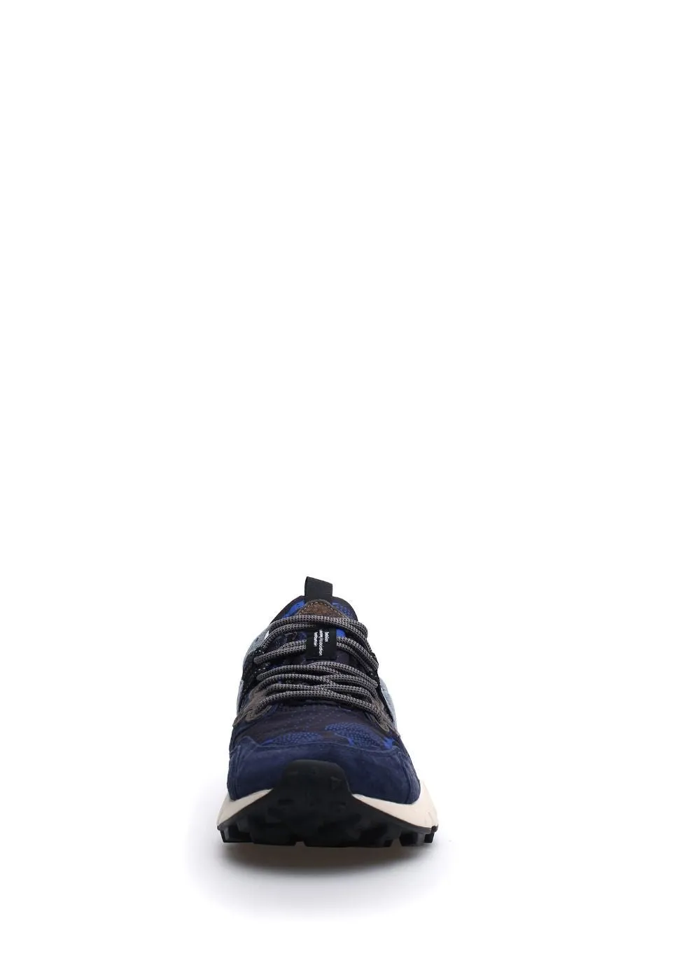 YAMANO 3 | Suede & Canvas Sneaker | JP Print Navy/Black